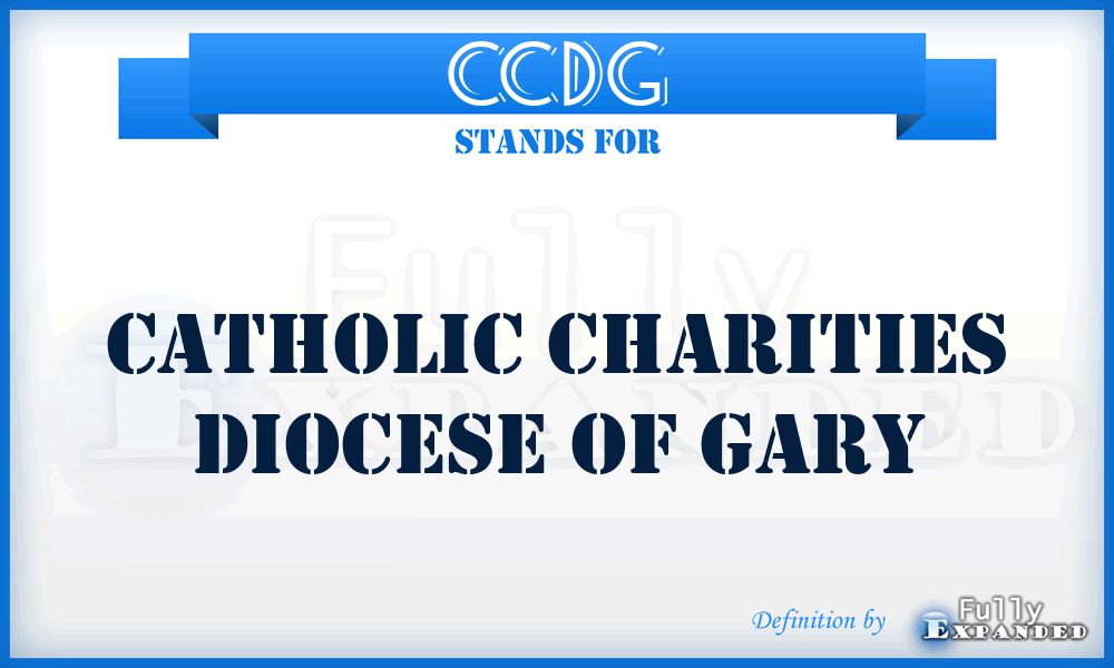 CCDG - Catholic Charities Diocese of Gary