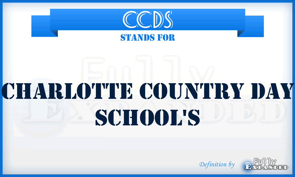 CCDS - Charlotte Country Day School's