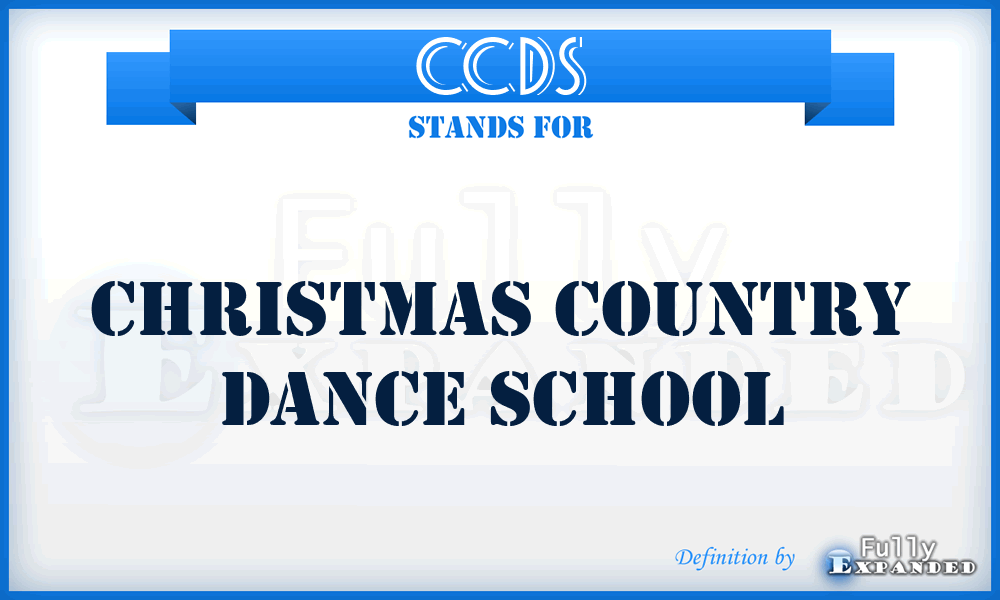 CCDS - Christmas Country Dance School