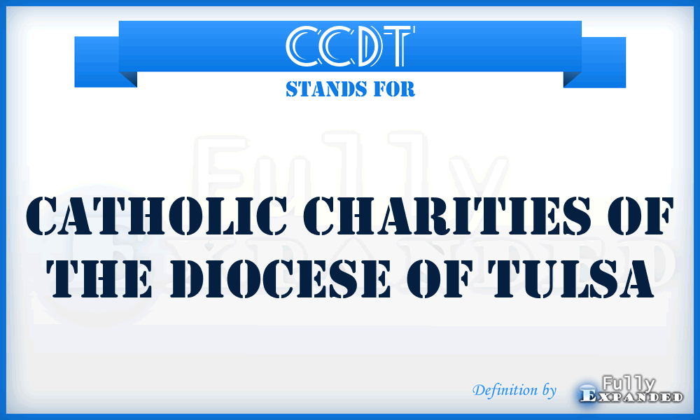 CCDT - Catholic Charities of the Diocese of Tulsa