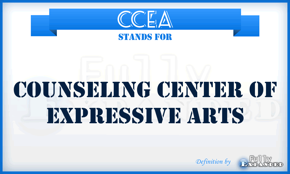 CCEA - Counseling Center of Expressive Arts