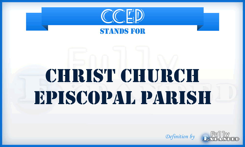 CCEP - Christ Church Episcopal Parish