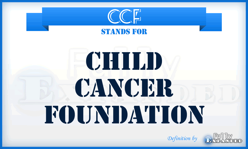 CCF - Child Cancer Foundation