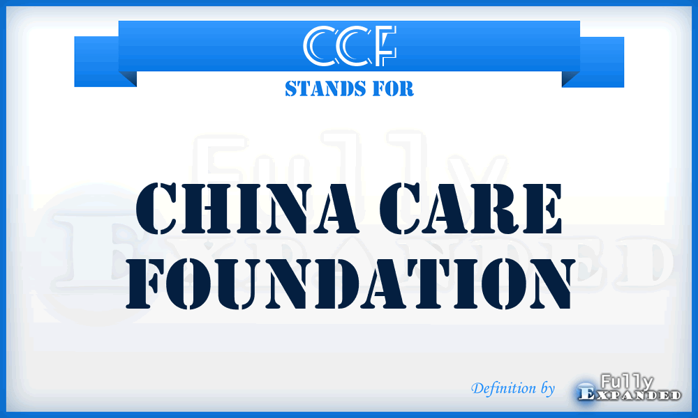 CCF - China Care Foundation