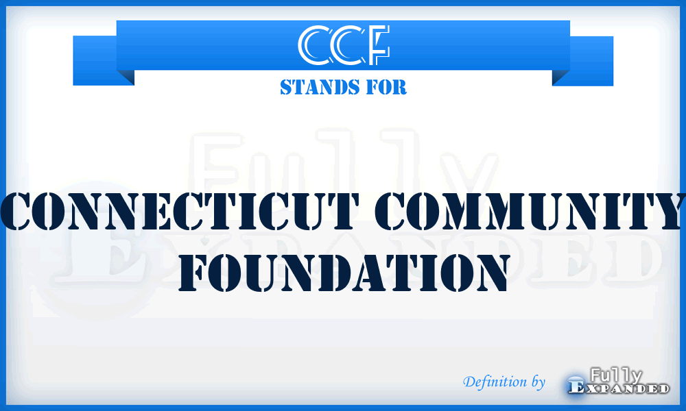 CCF - Connecticut Community Foundation