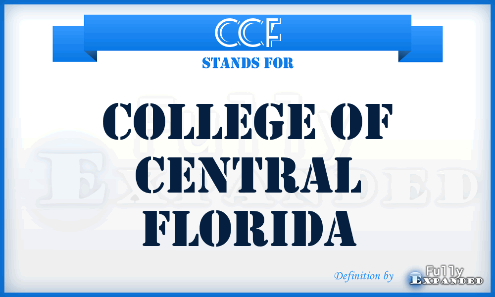 CCF - College of Central Florida