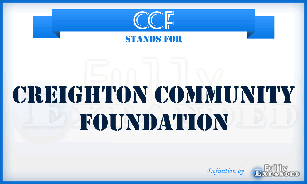 CCF - Creighton Community Foundation