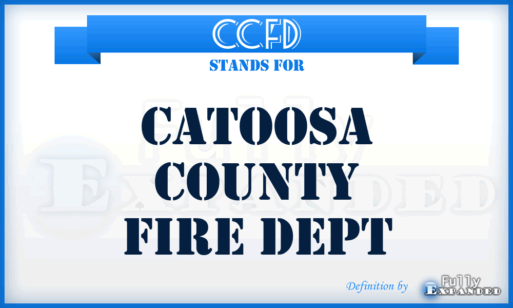 CCFD - Catoosa County Fire Dept