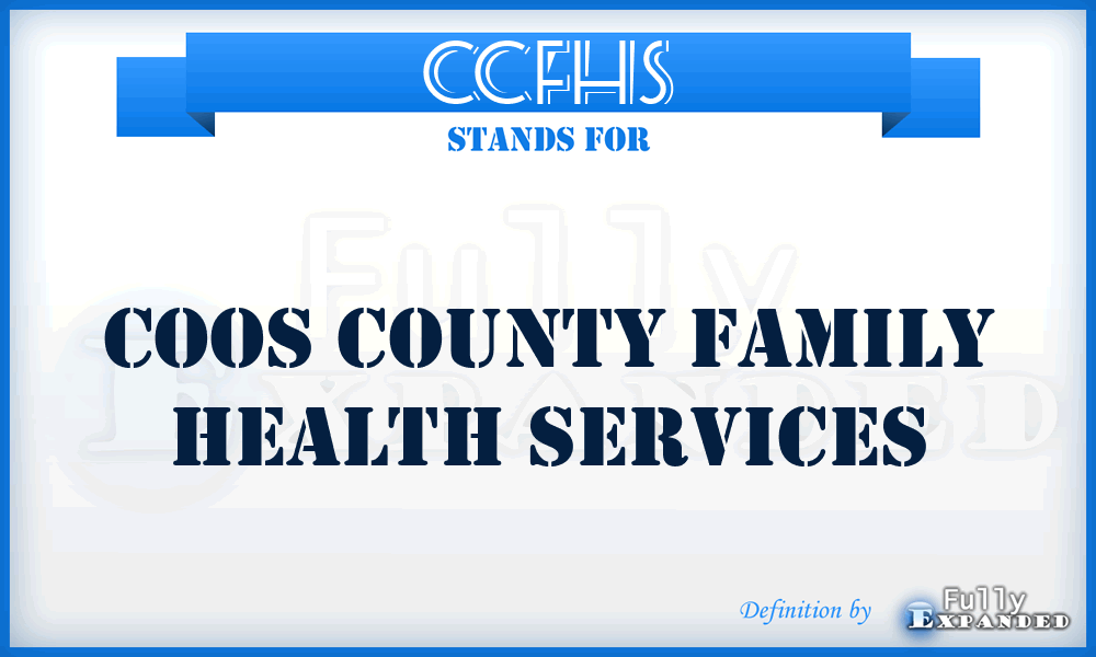 CCFHS - Coos County Family Health Services