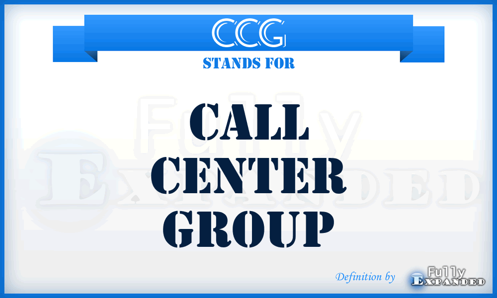 CCG - Call Center Group