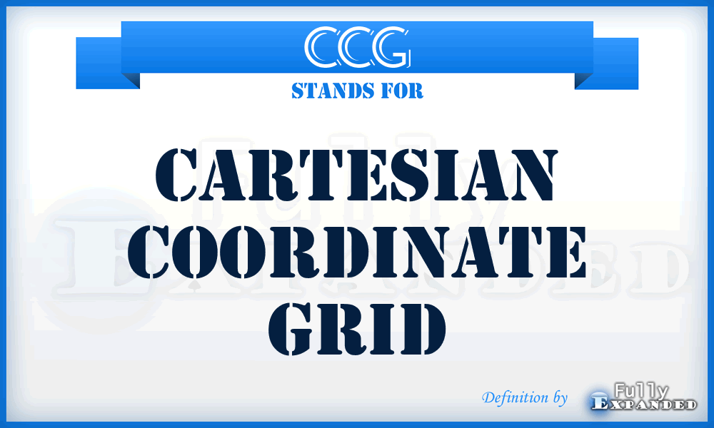 CCG - Cartesian Coordinate Grid