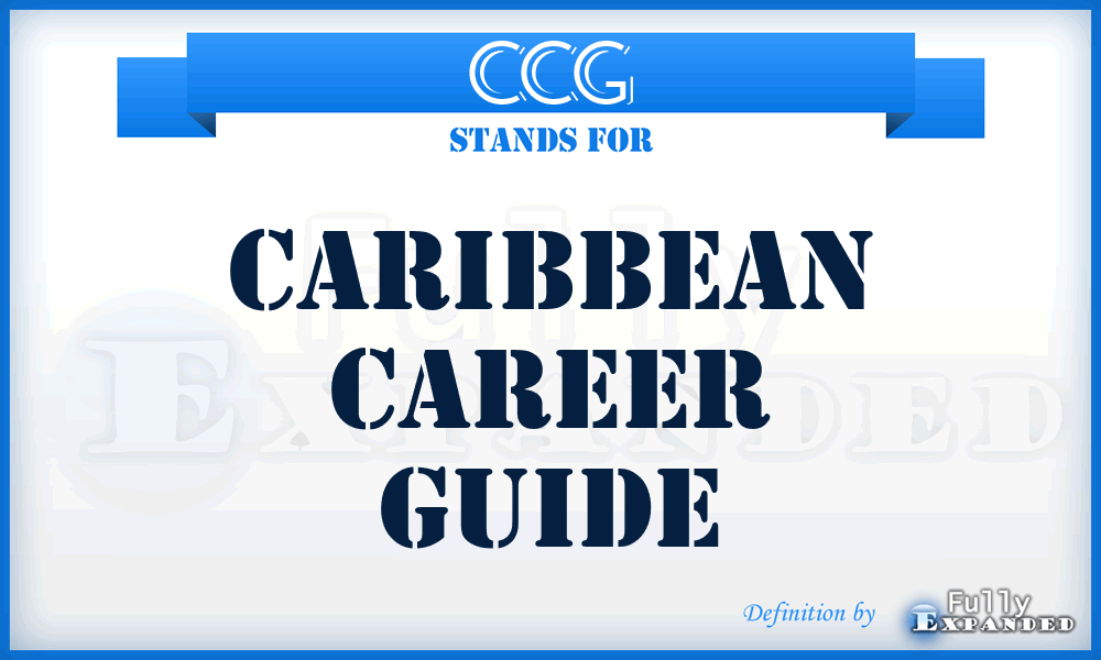 CCG - Caribbean Career Guide