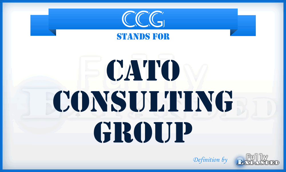 CCG - Cato Consulting Group