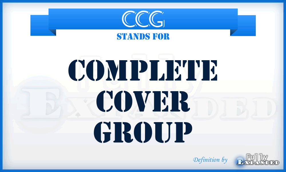 CCG - Complete Cover Group