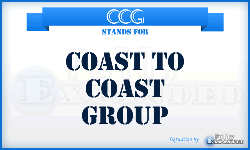 CCG - Coast to Coast Group