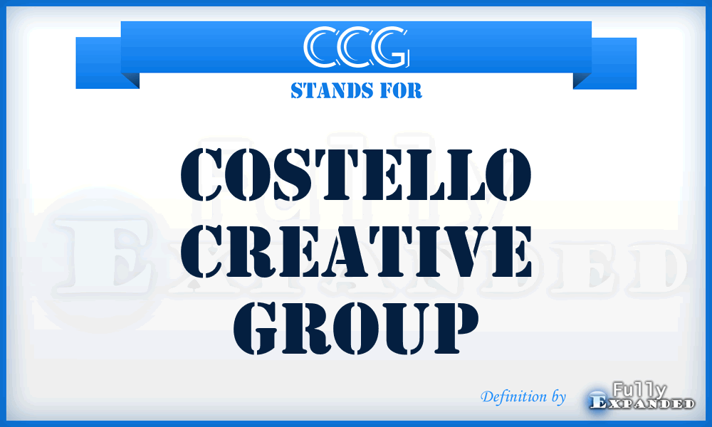 CCG - Costello Creative Group