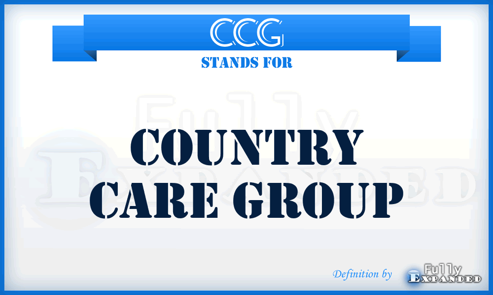 CCG - Country Care Group