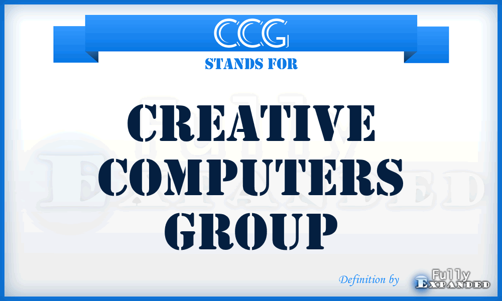 CCG - Creative Computers Group