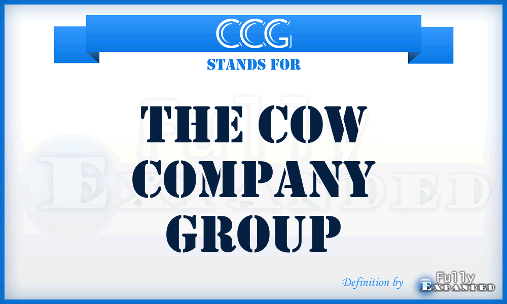 CCG - The Cow Company Group