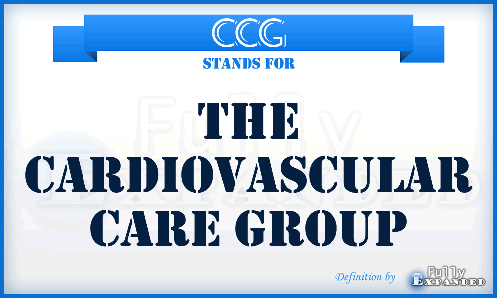 CCG - The Cardiovascular Care Group