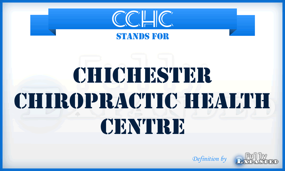 CCHC - Chichester Chiropractic Health Centre