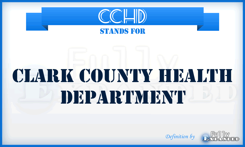 CCHD - Clark County Health Department