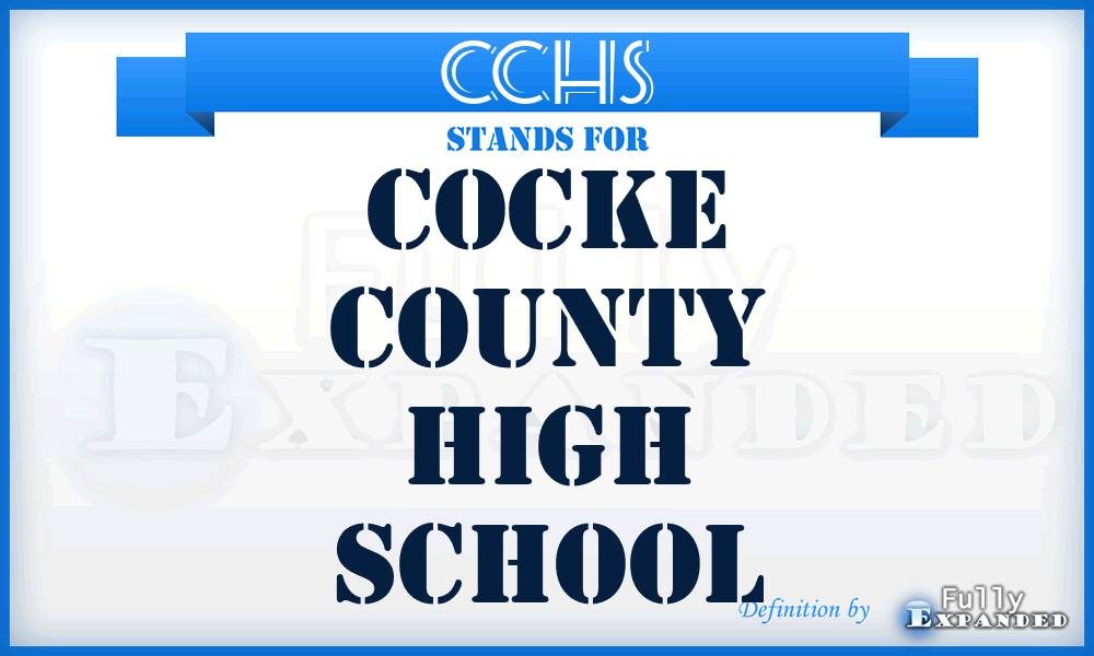 CCHS - Cocke County High School