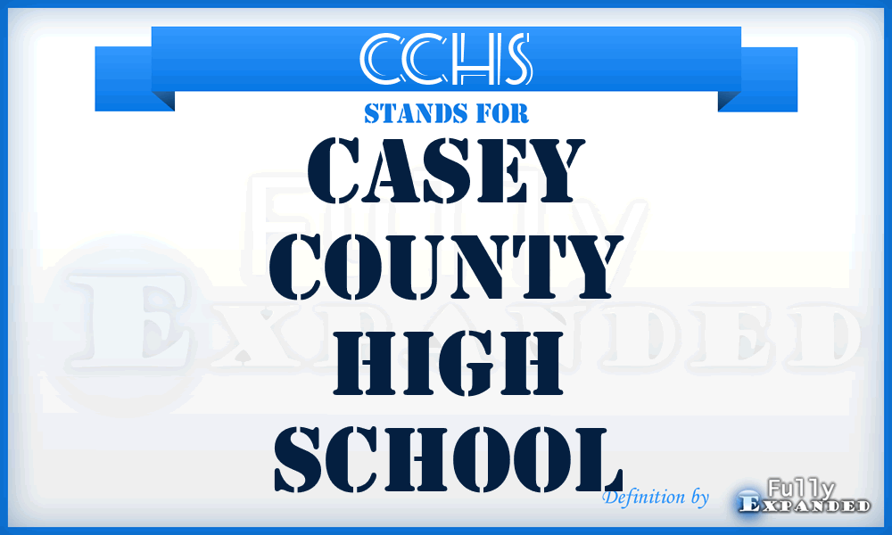 CCHS - Casey County High School