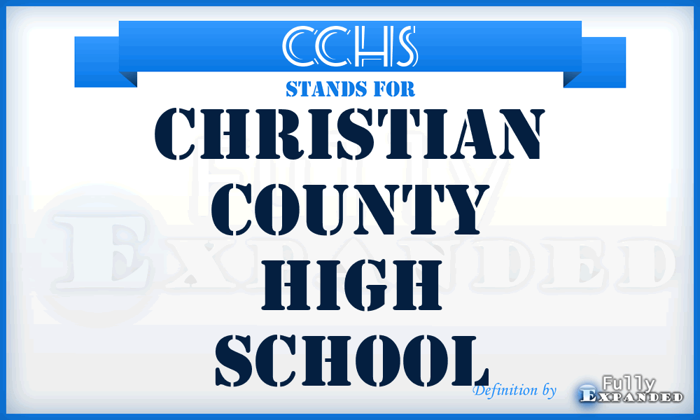 CCHS - Christian County High School