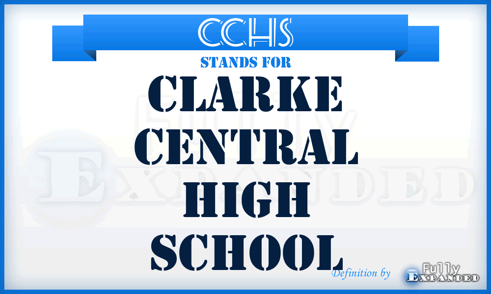 CCHS - Clarke Central High School