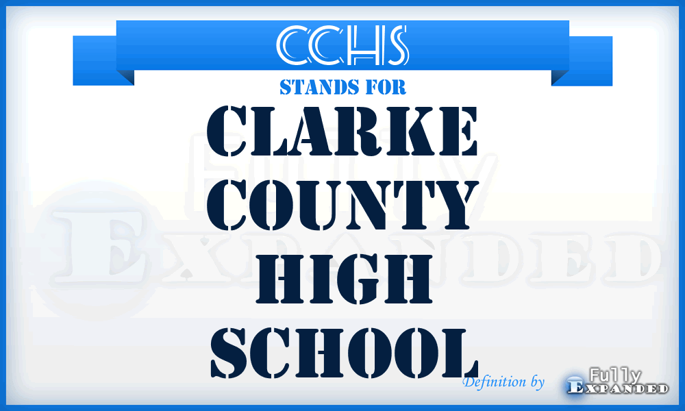 CCHS - Clarke County High School