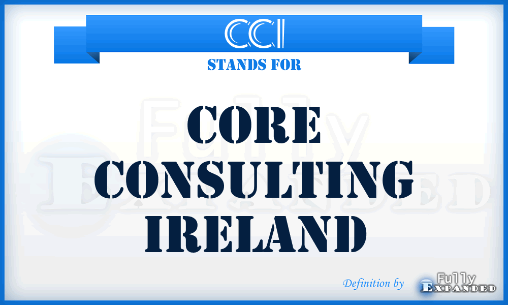CCI - Core Consulting Ireland