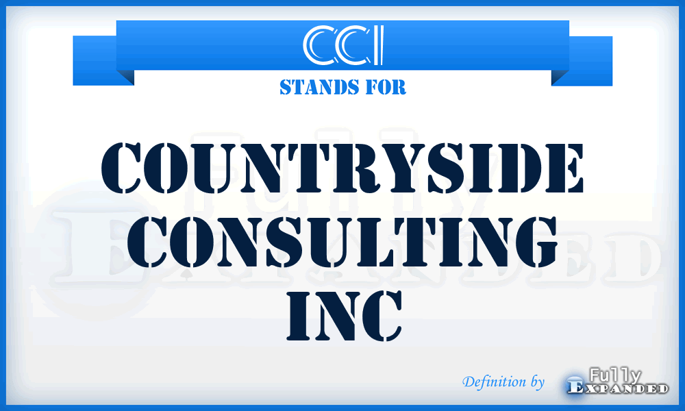 CCI - Countryside Consulting Inc
