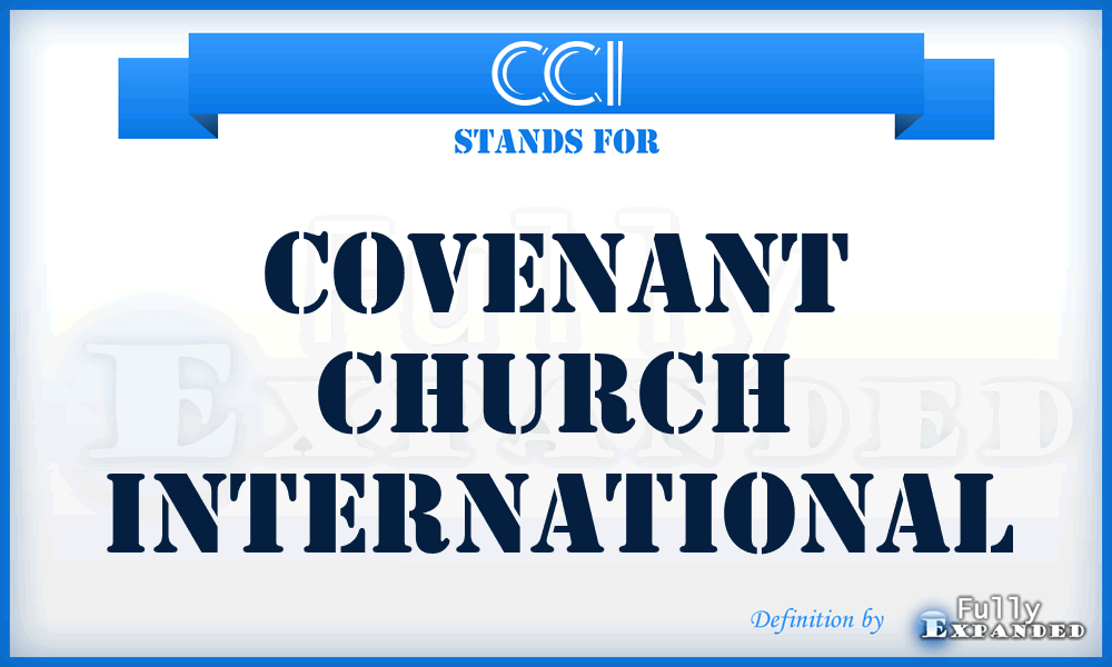 CCI - Covenant Church International