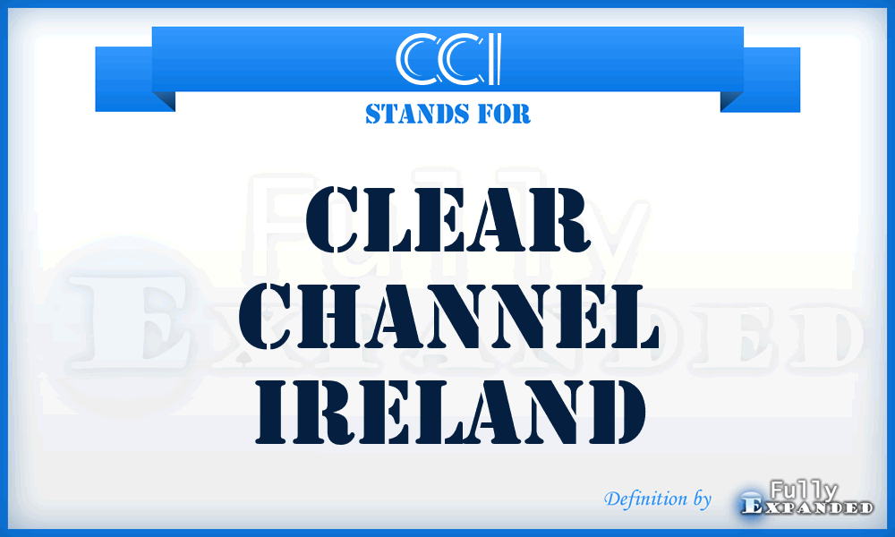 CCI - Clear Channel Ireland