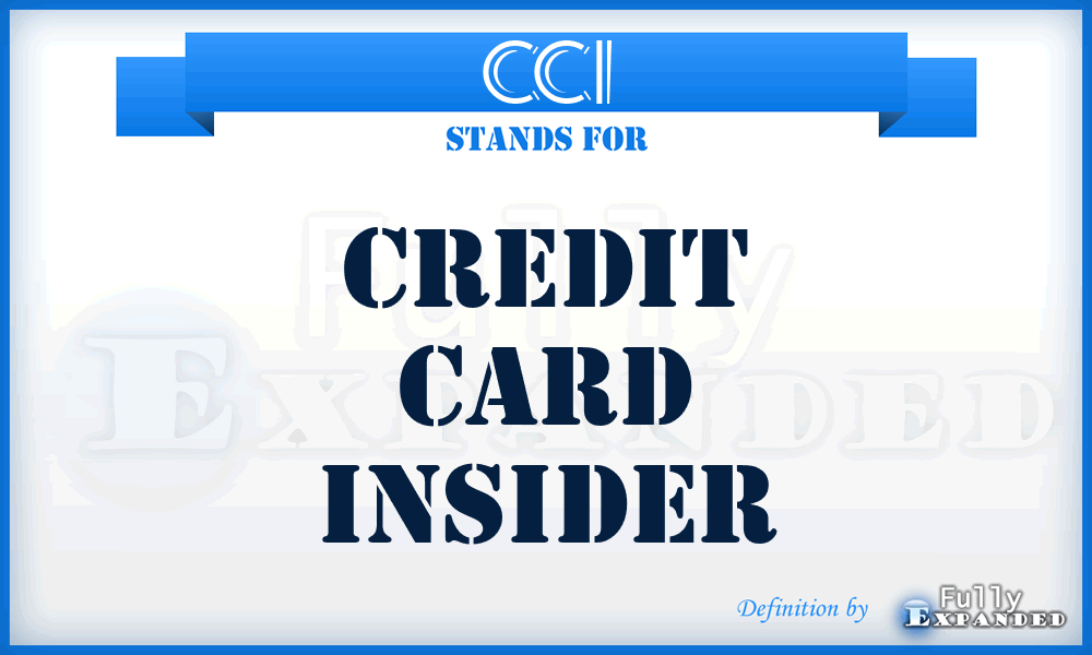 CCI - Credit Card Insider