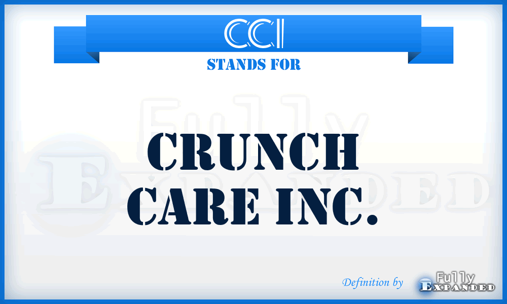 CCI - Crunch Care Inc.