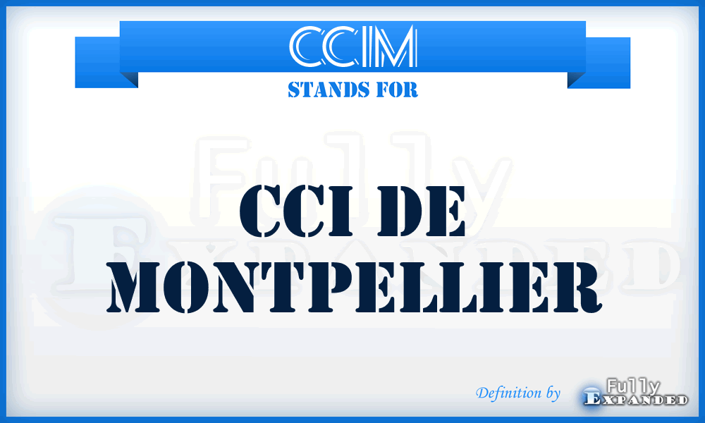 CCIM - CCI de Montpellier