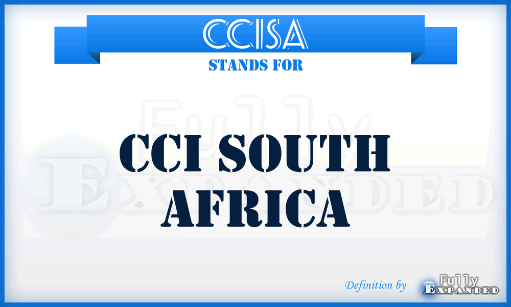 CCISA - CCI South Africa