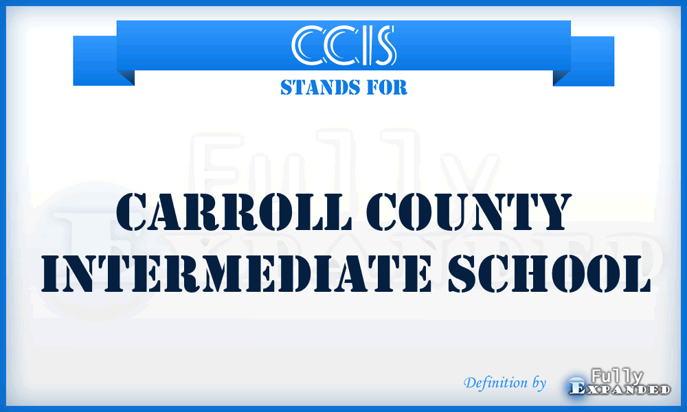 CCIS - Carroll County Intermediate School