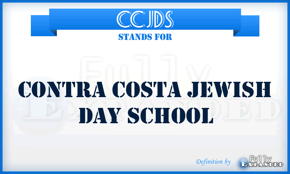CCJDS - Contra Costa Jewish Day School