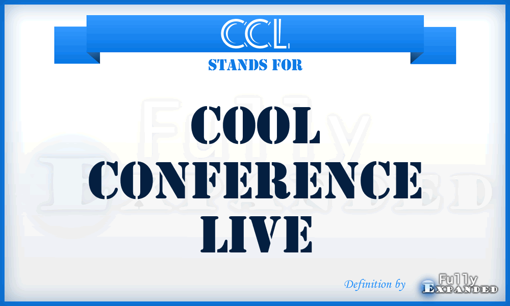 CCL - Cool Conference Live