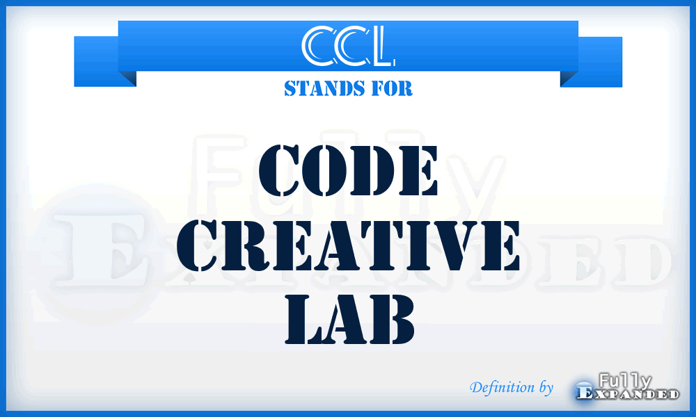 CCL - Code Creative Lab