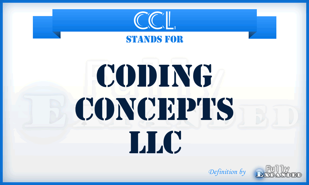CCL - Coding Concepts LLC