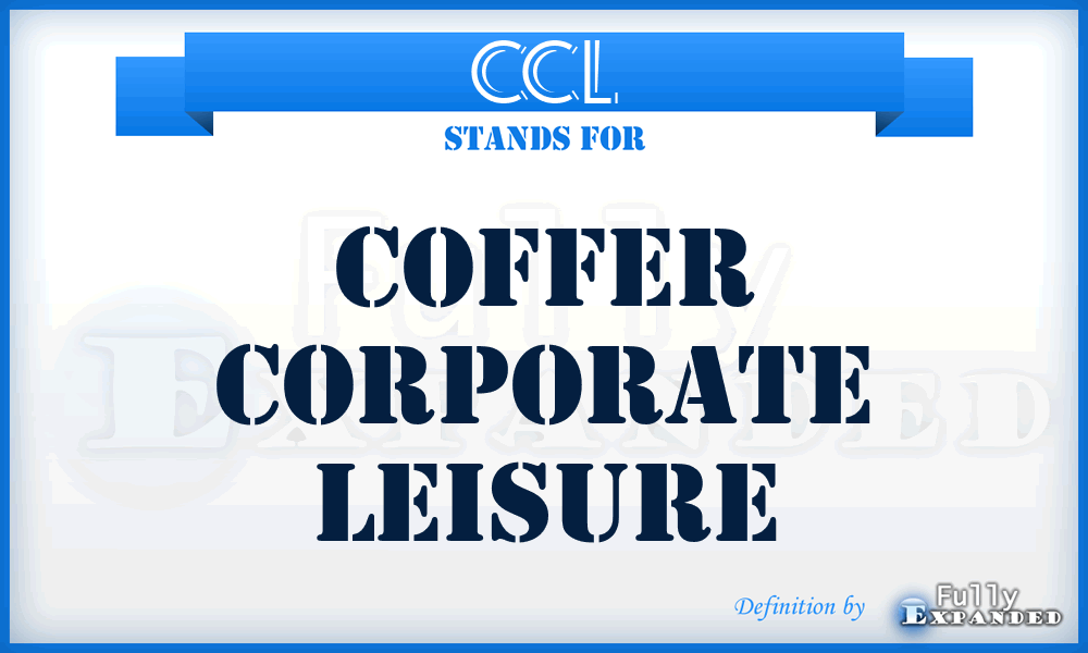 CCL - Coffer Corporate Leisure