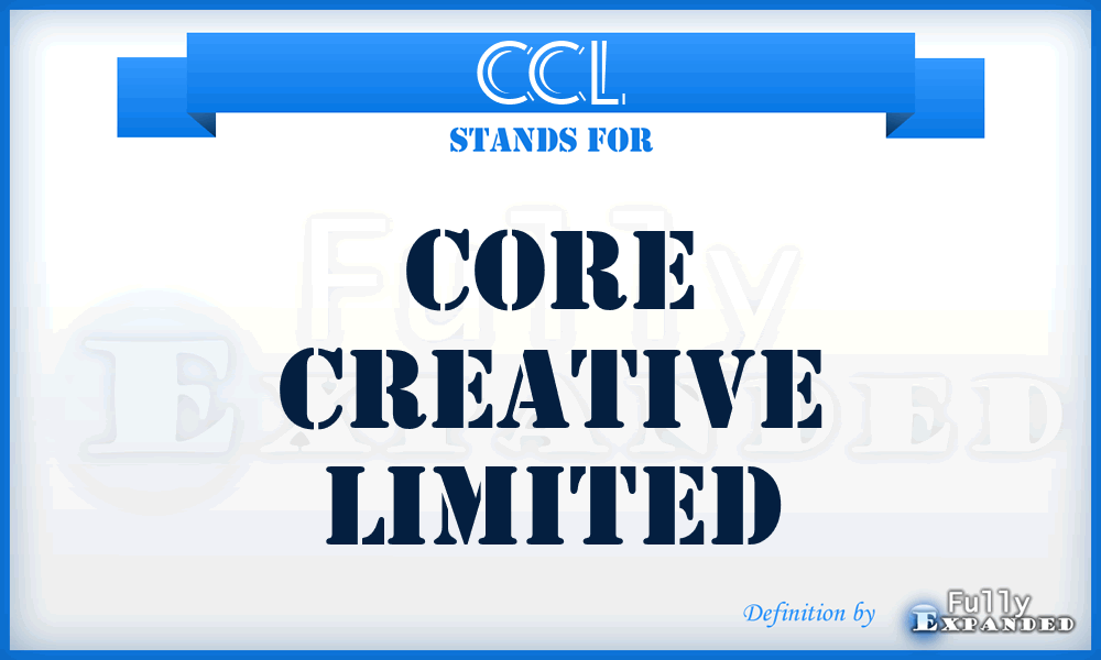CCL - Core Creative Limited