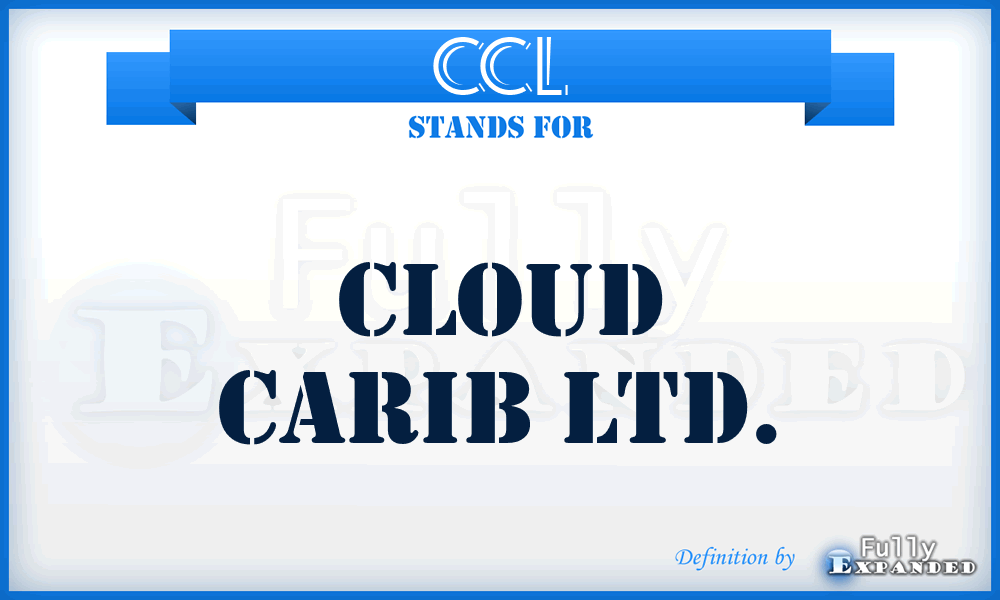 CCL - Cloud Carib Ltd.