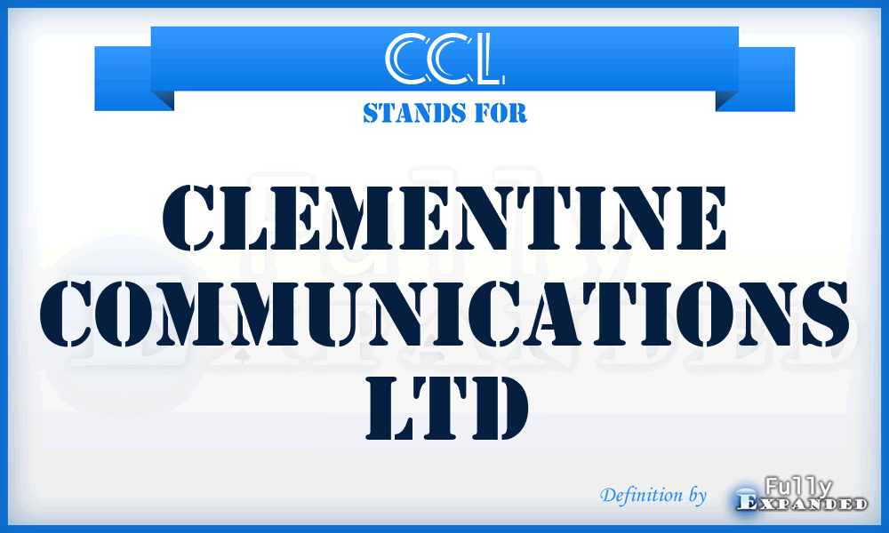 CCL - Clementine Communications Ltd