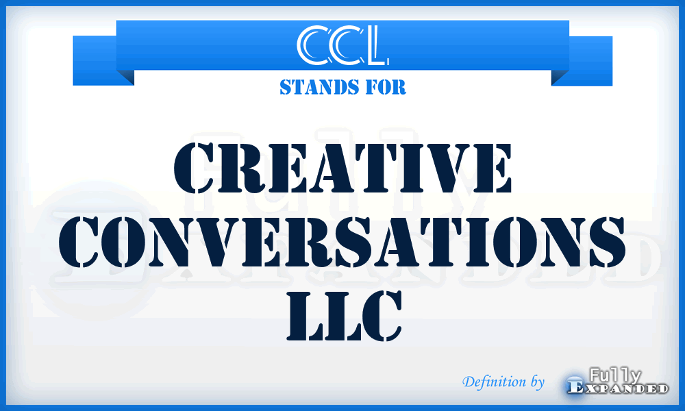 CCL - Creative Conversations LLC