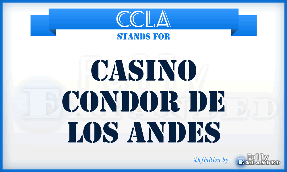 CCLA - Casino Condor de Los Andes